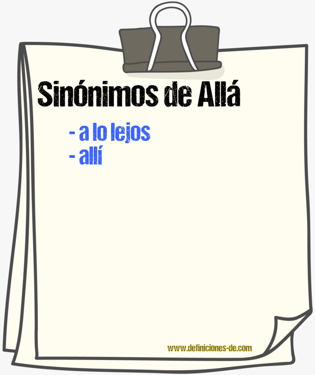 Sinnimos de all