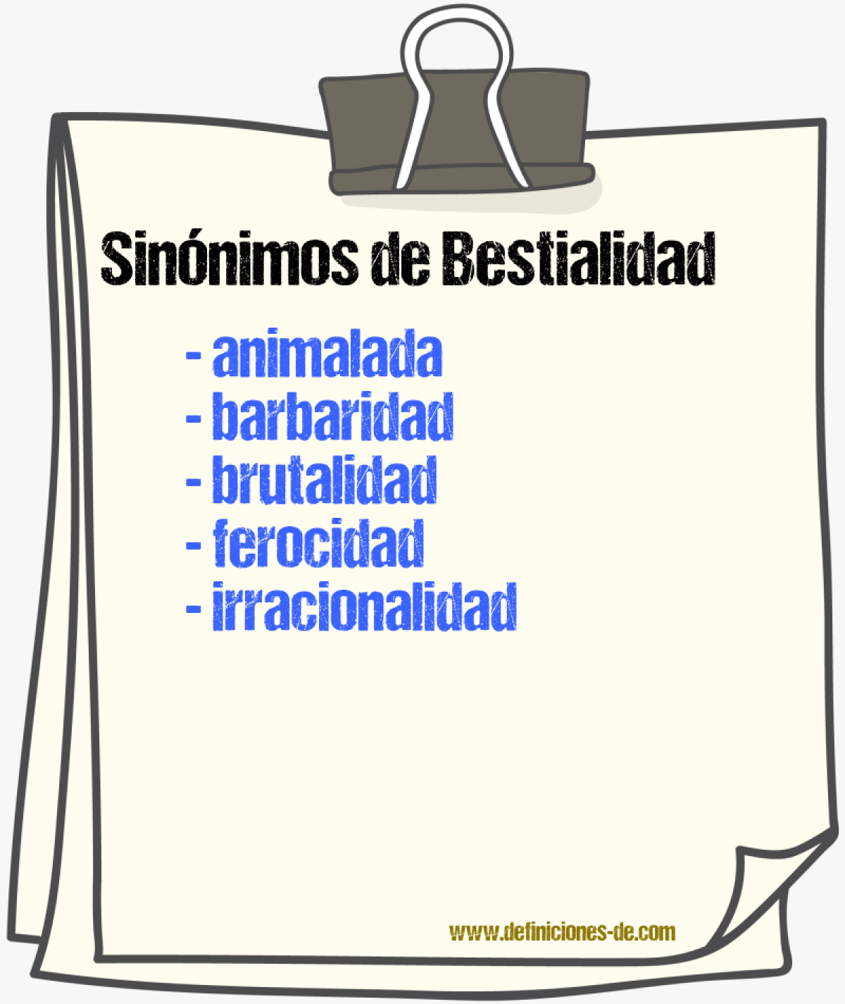 Sin nimos De bestialidad 
