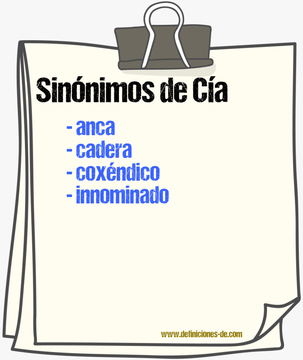 Sinnimos de ca