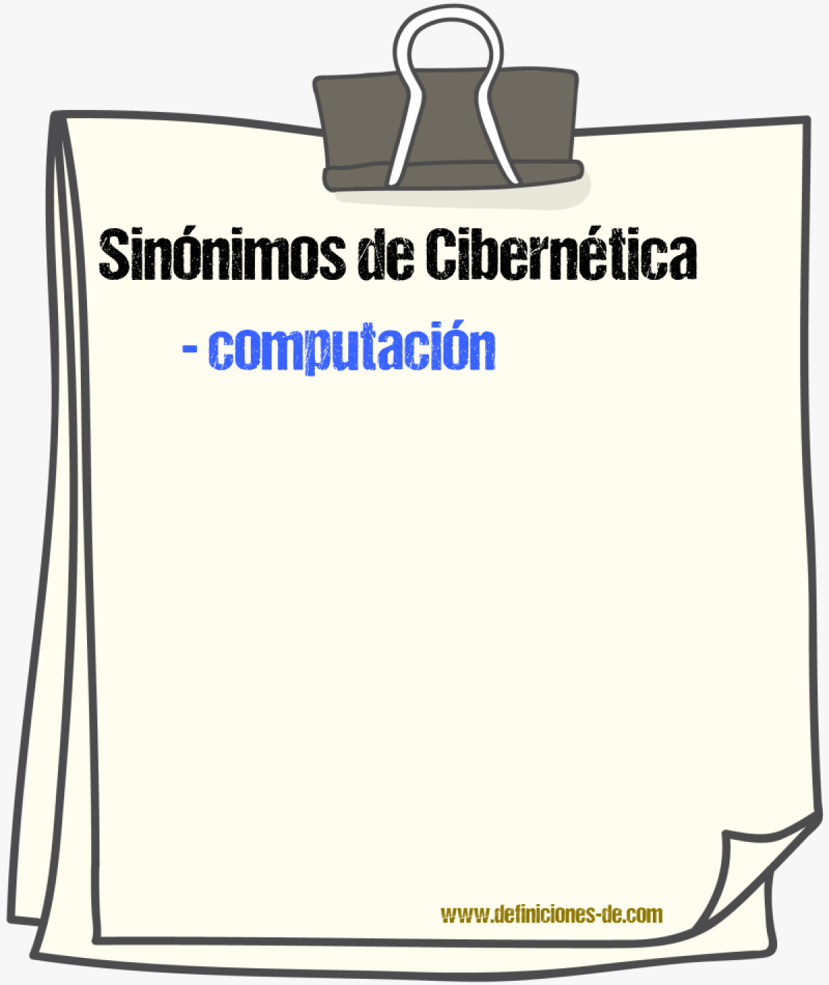 Sinnimos de ciberntica