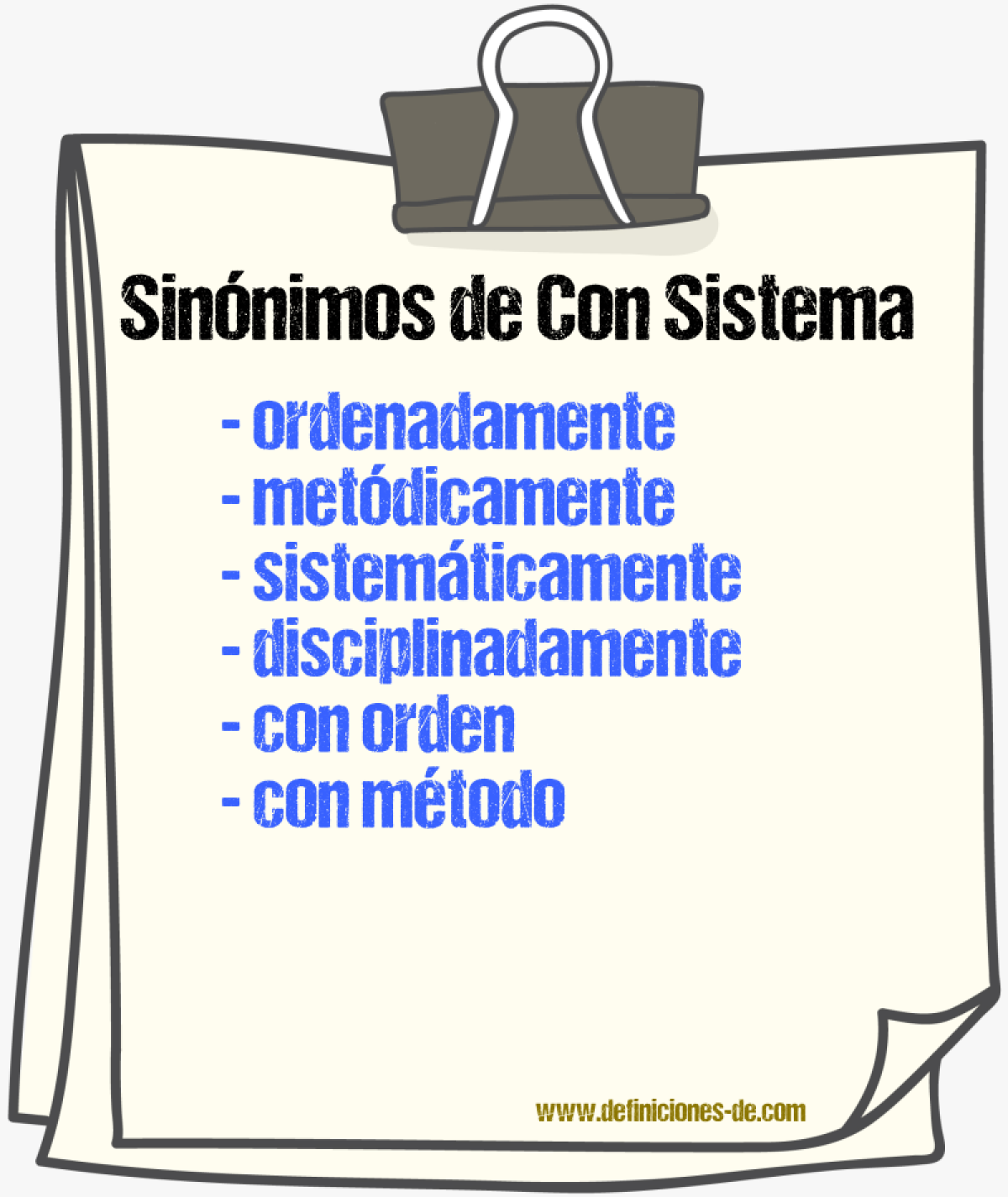 Sinónimos de con sistema