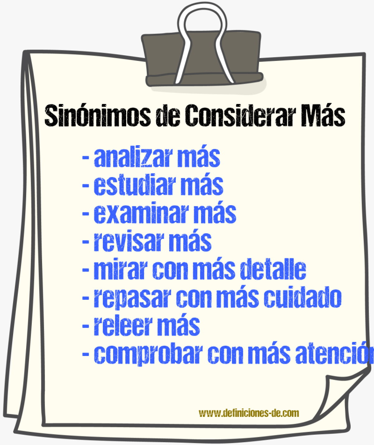 Sinónimos de considerar más