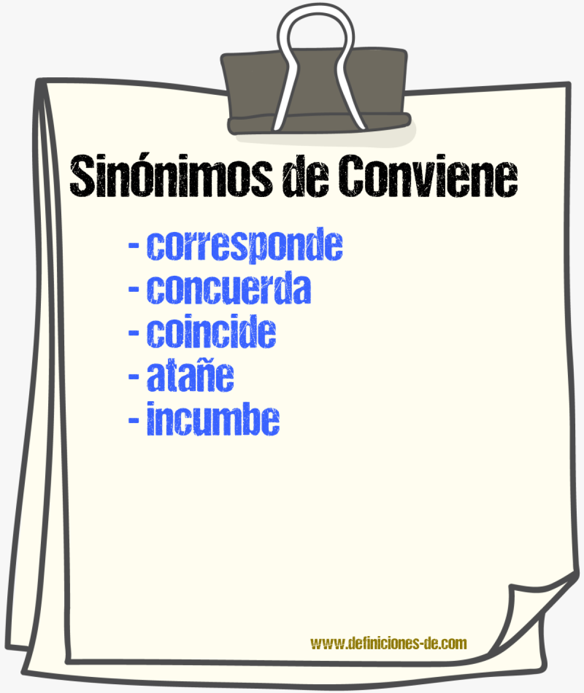 Sinónimos de conviene