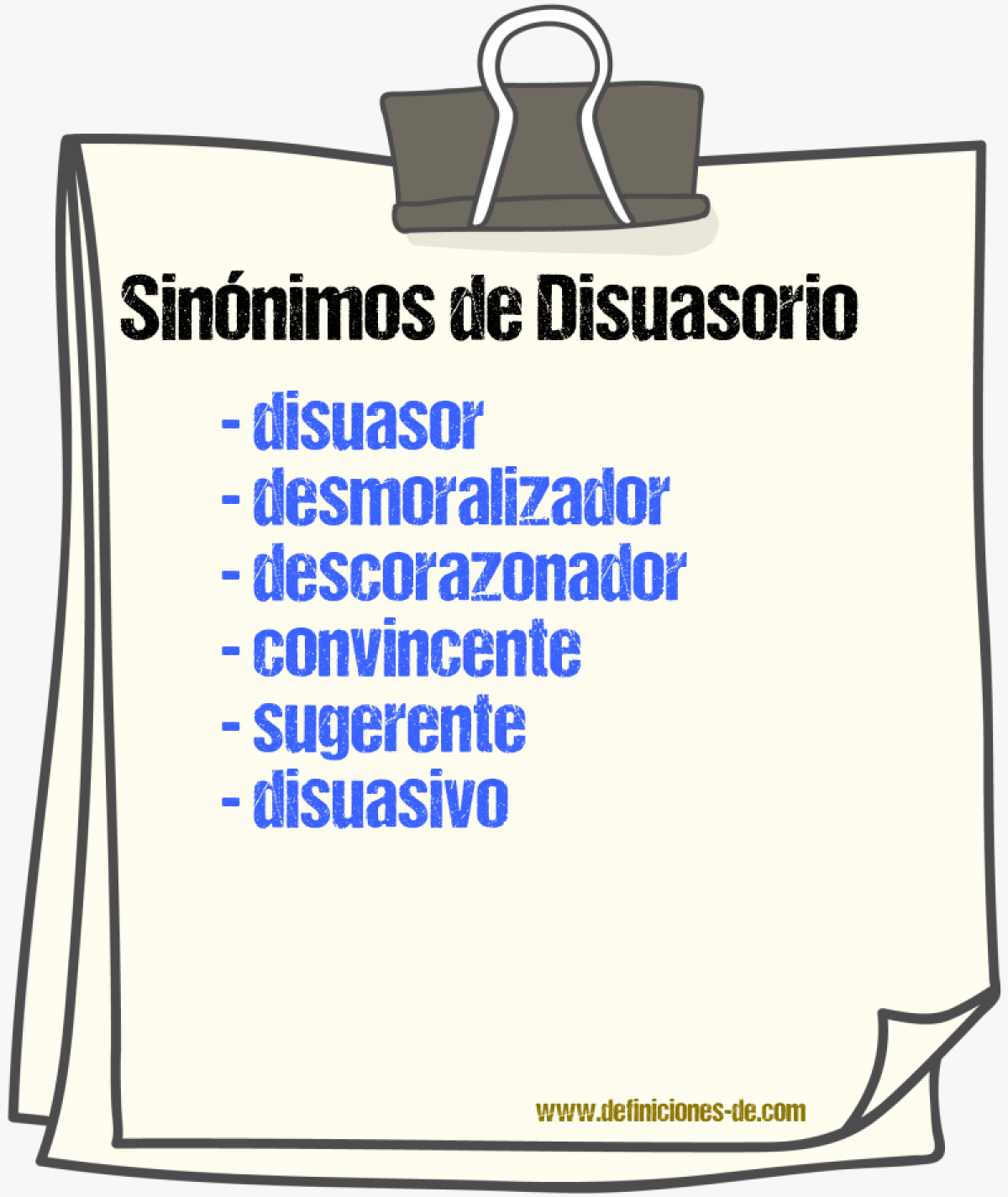 Sinnimos de disuasorio