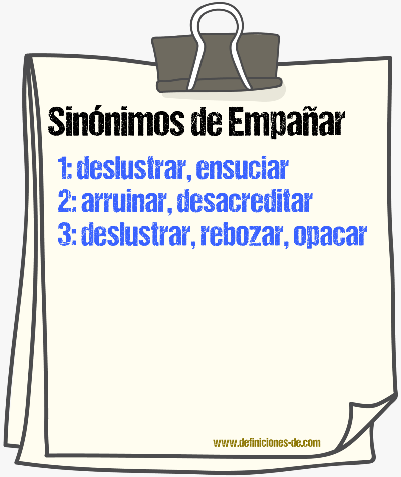 Sinnimos de empanar