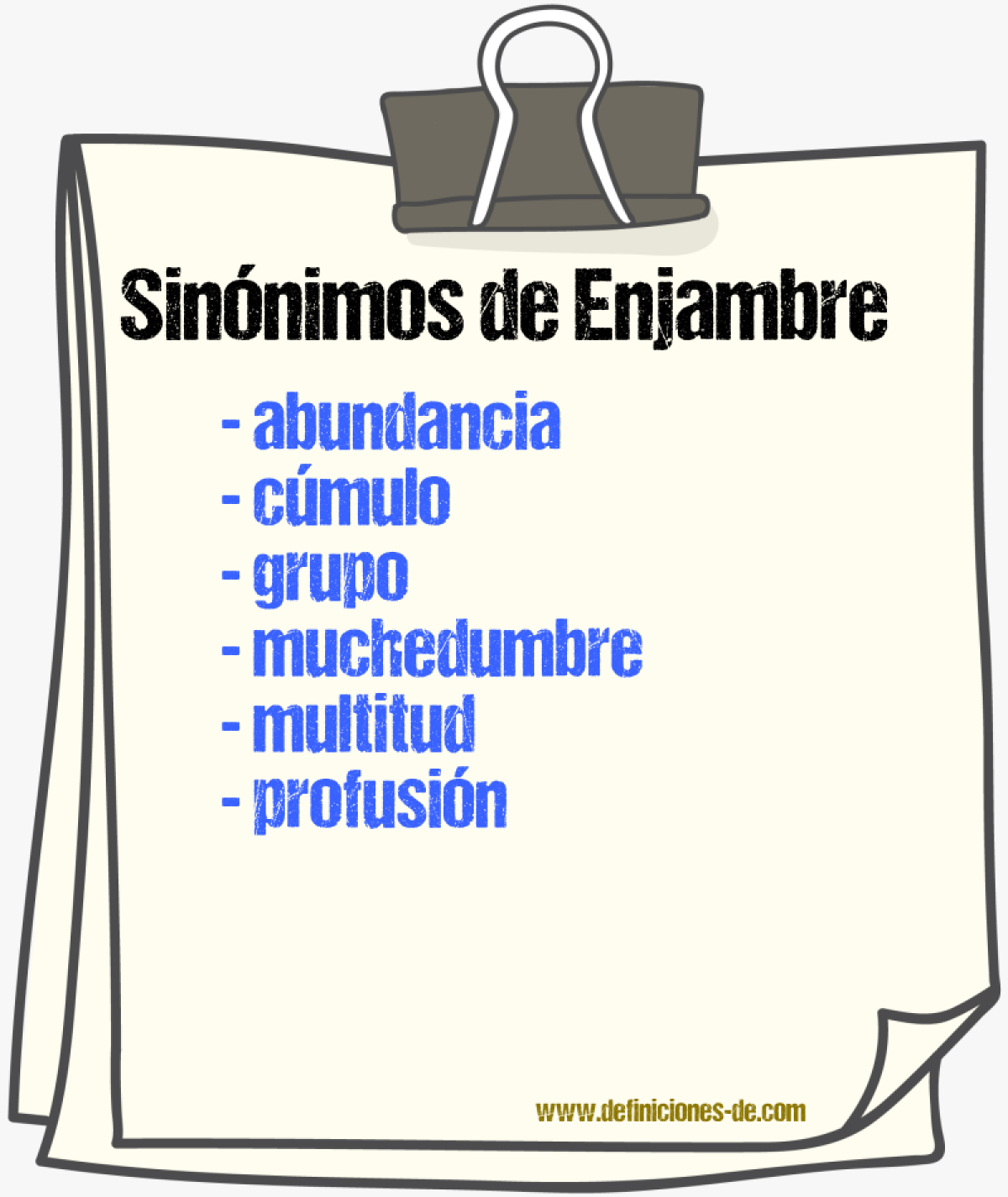 Sinnimos de enjambre