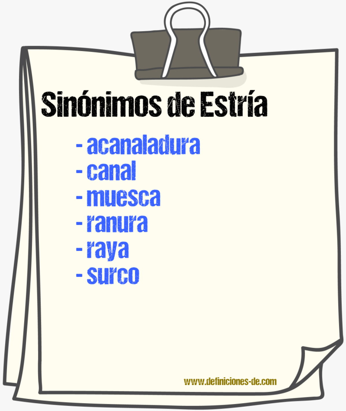 Sinnimos de estra