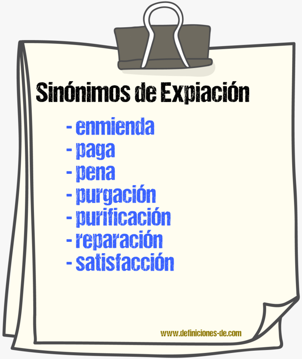 Sinnimos de expiacin