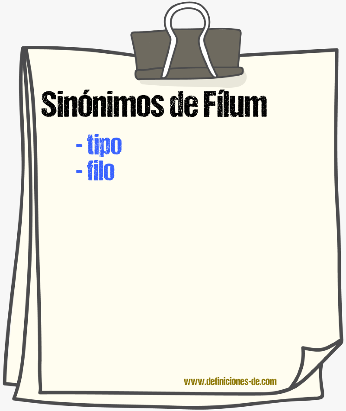 Sinnimos de flum