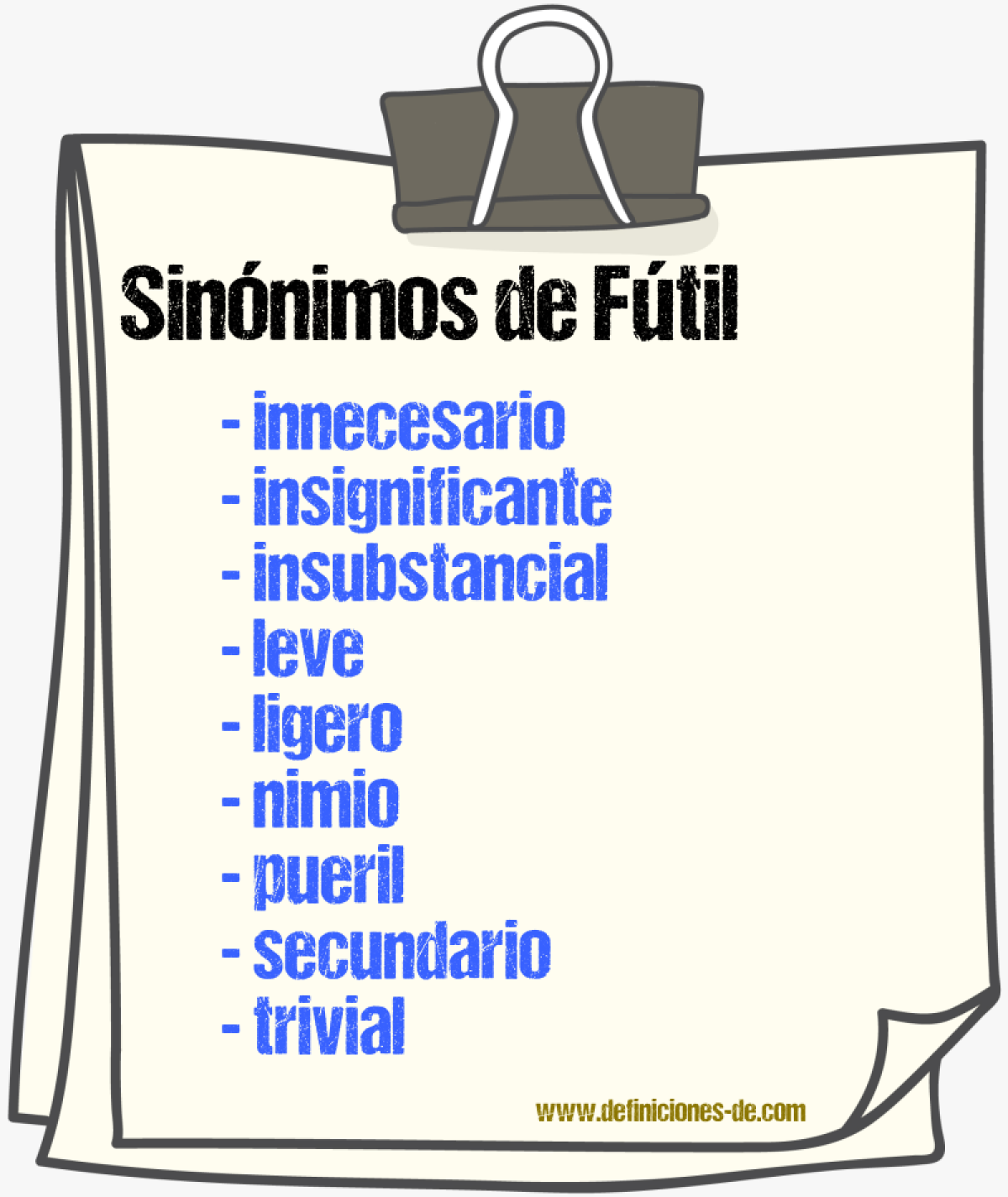 Sinnimos de ftil