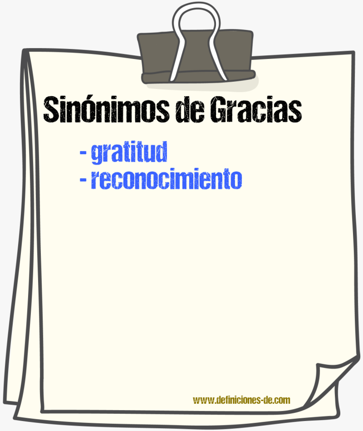 Sinnimos de gracias