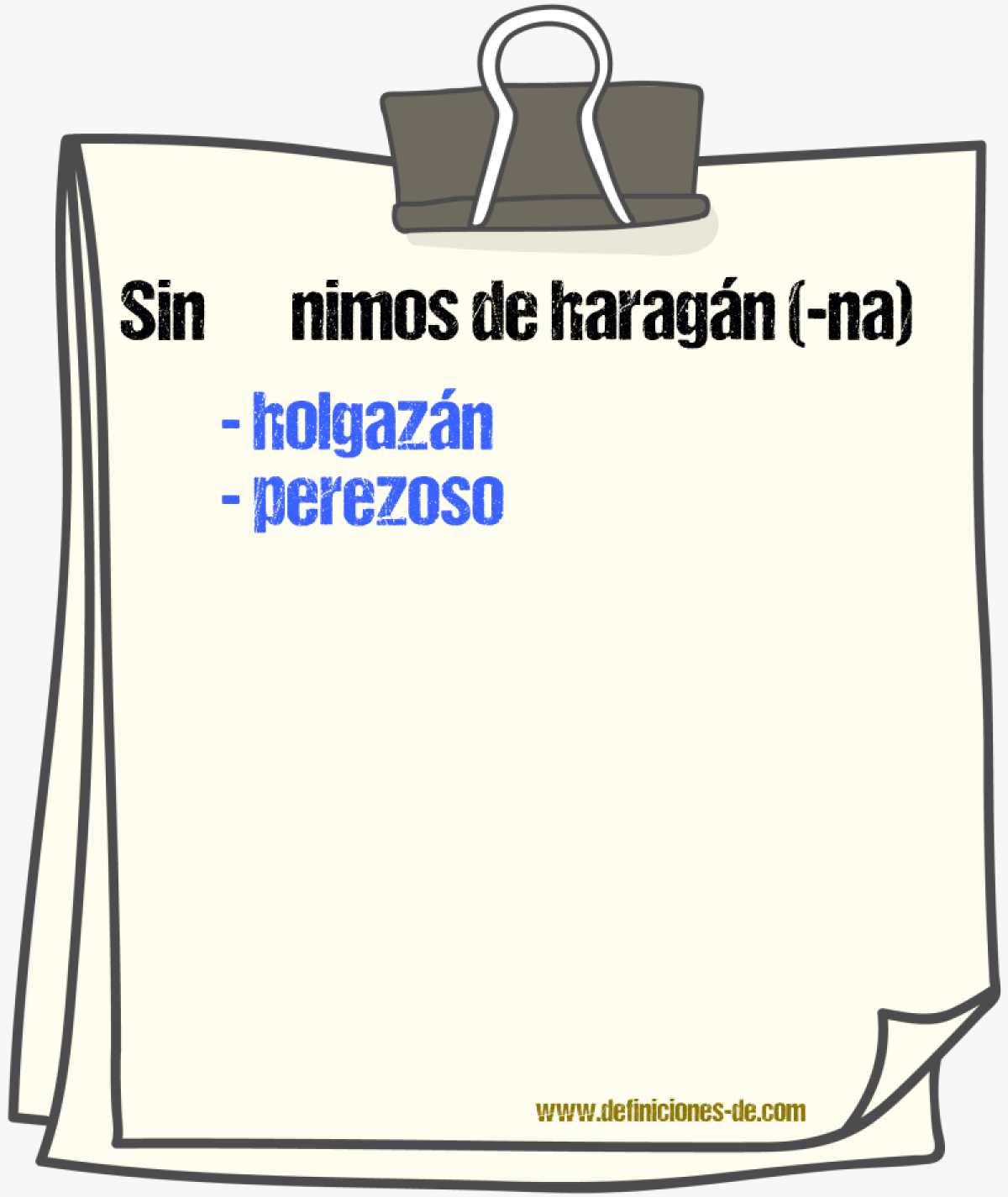 Sinnimos de haragn