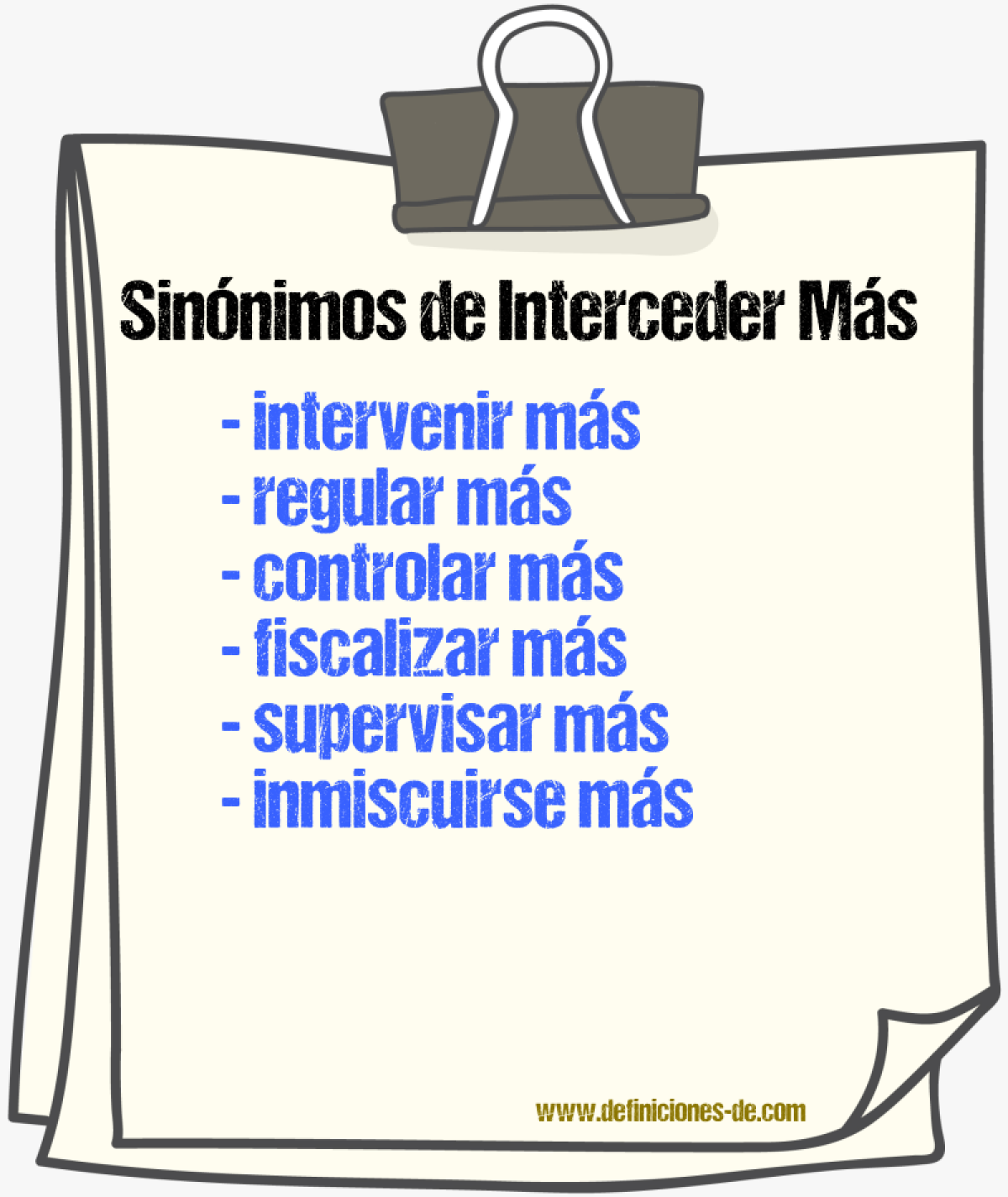 Sinónimos de interceder más