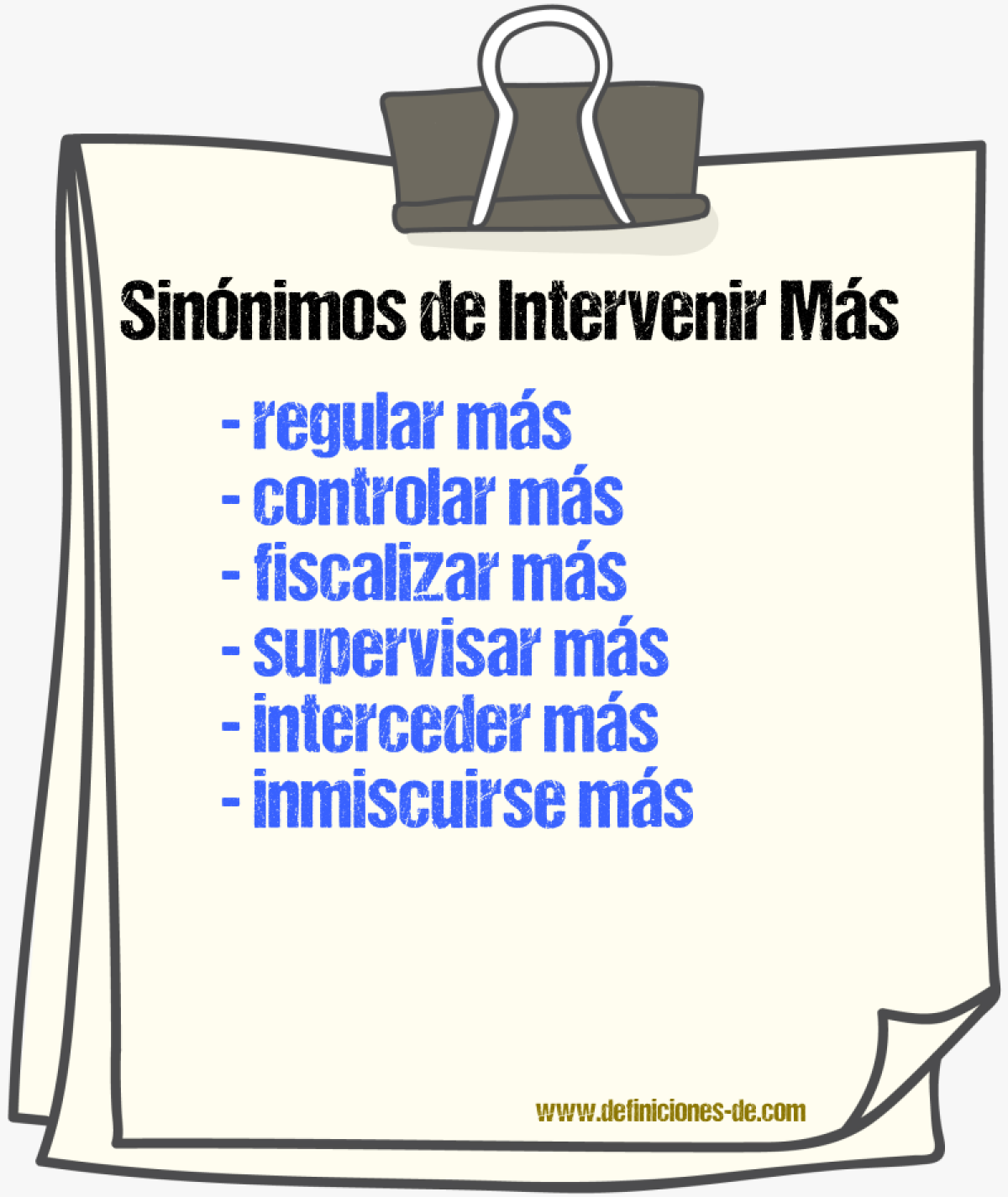 Sinónimos de intervenir más