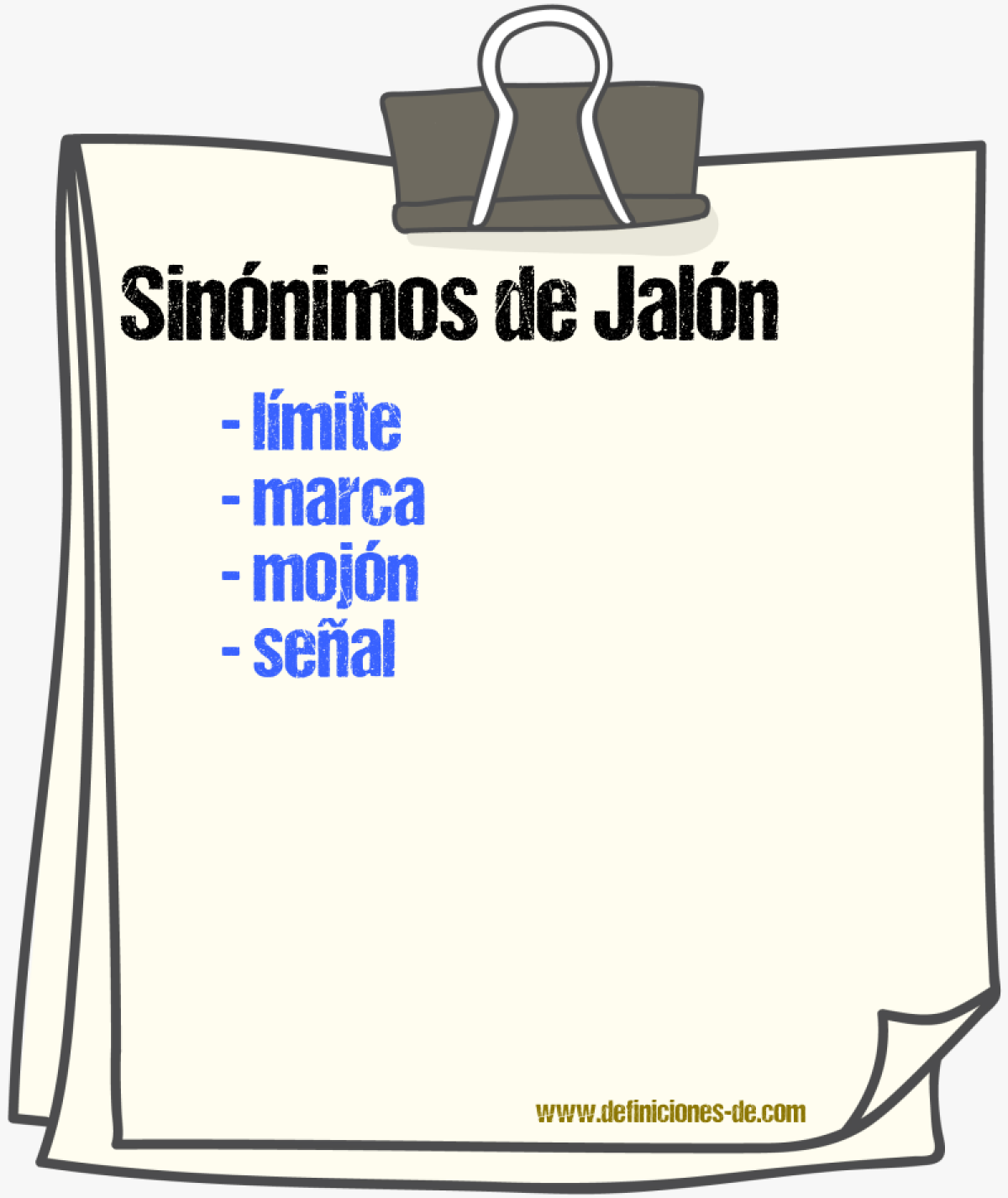 Sinnimos de jaln