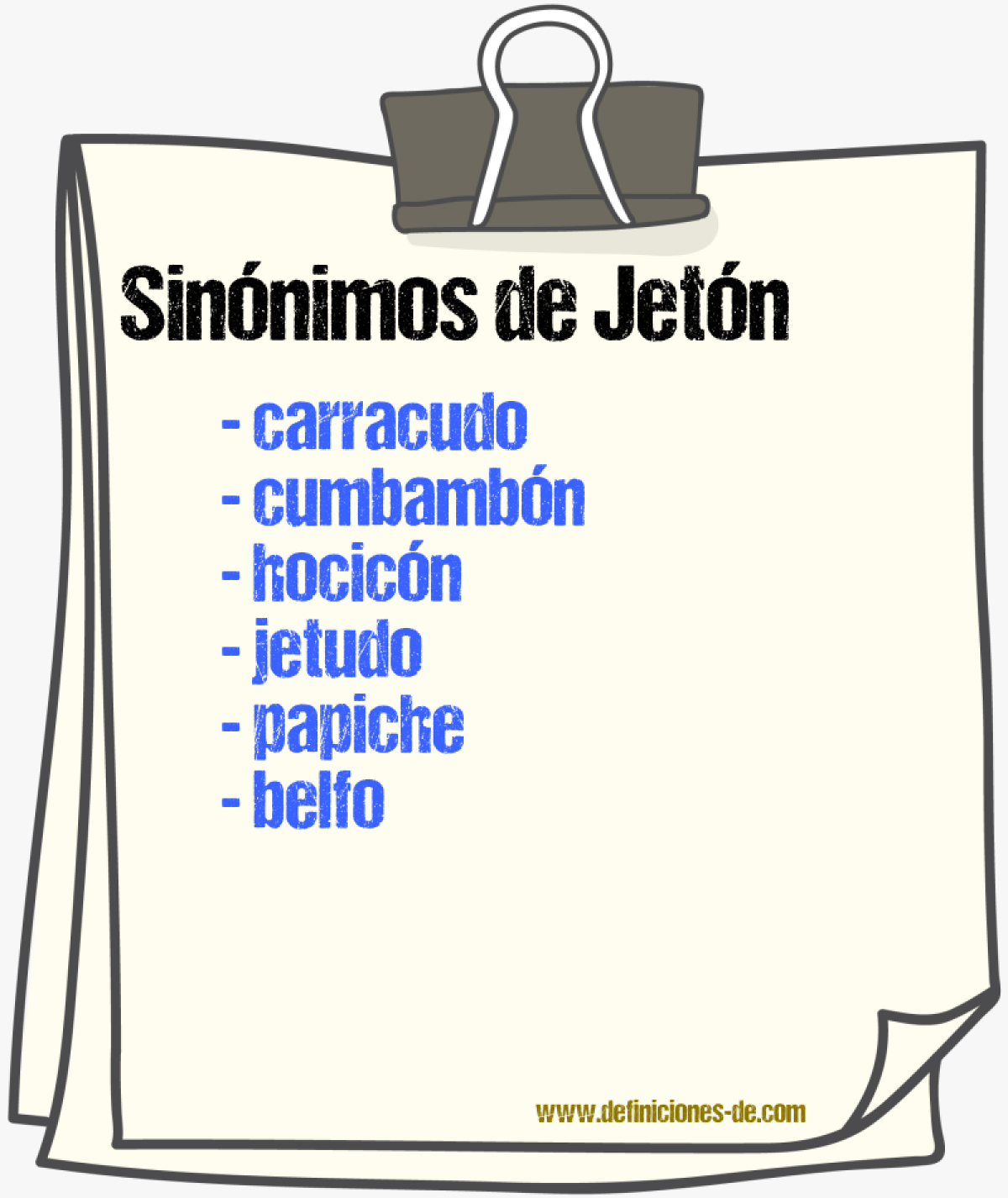 Sinnimos de jetn