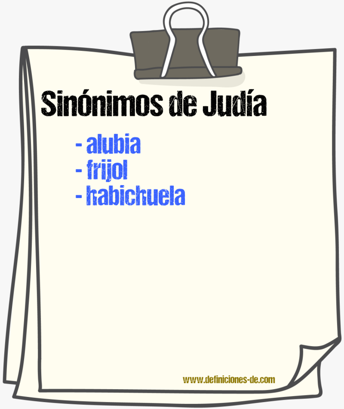 Sinnimos de juda