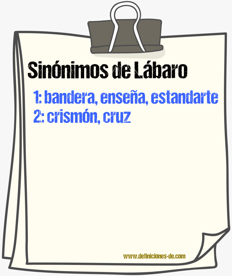 Sinnimos de lbaro