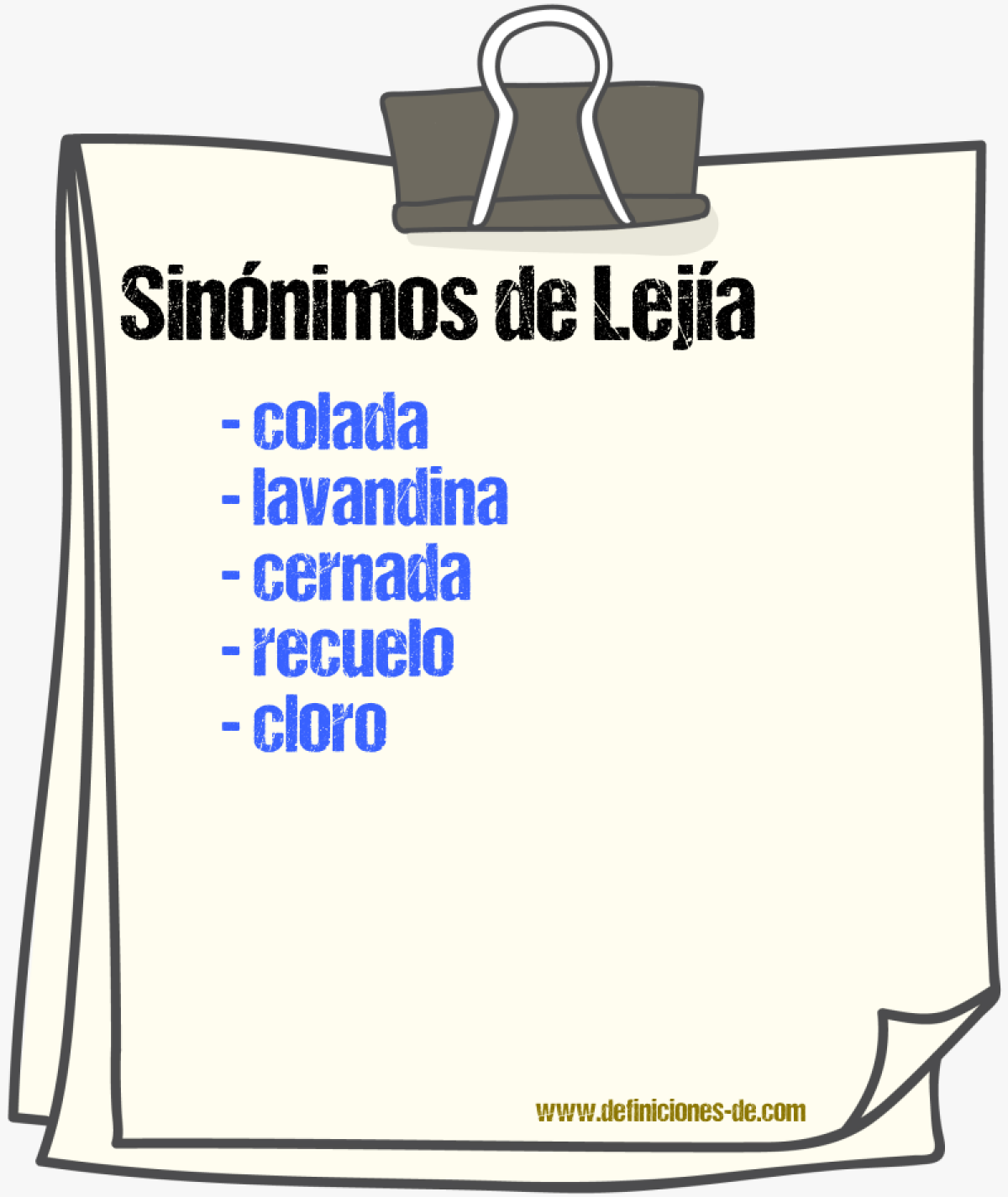 Sinnimos de leja