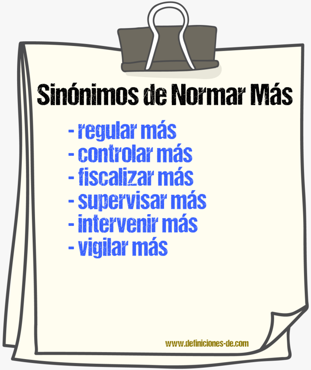 Sinónimos de normar más