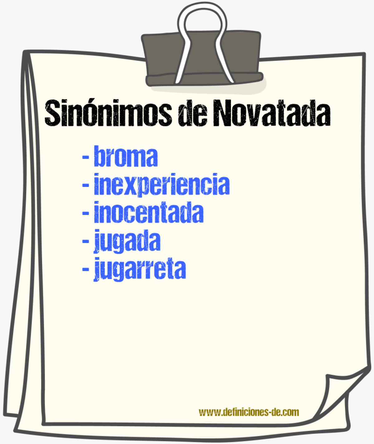 Sinnimos de novatada