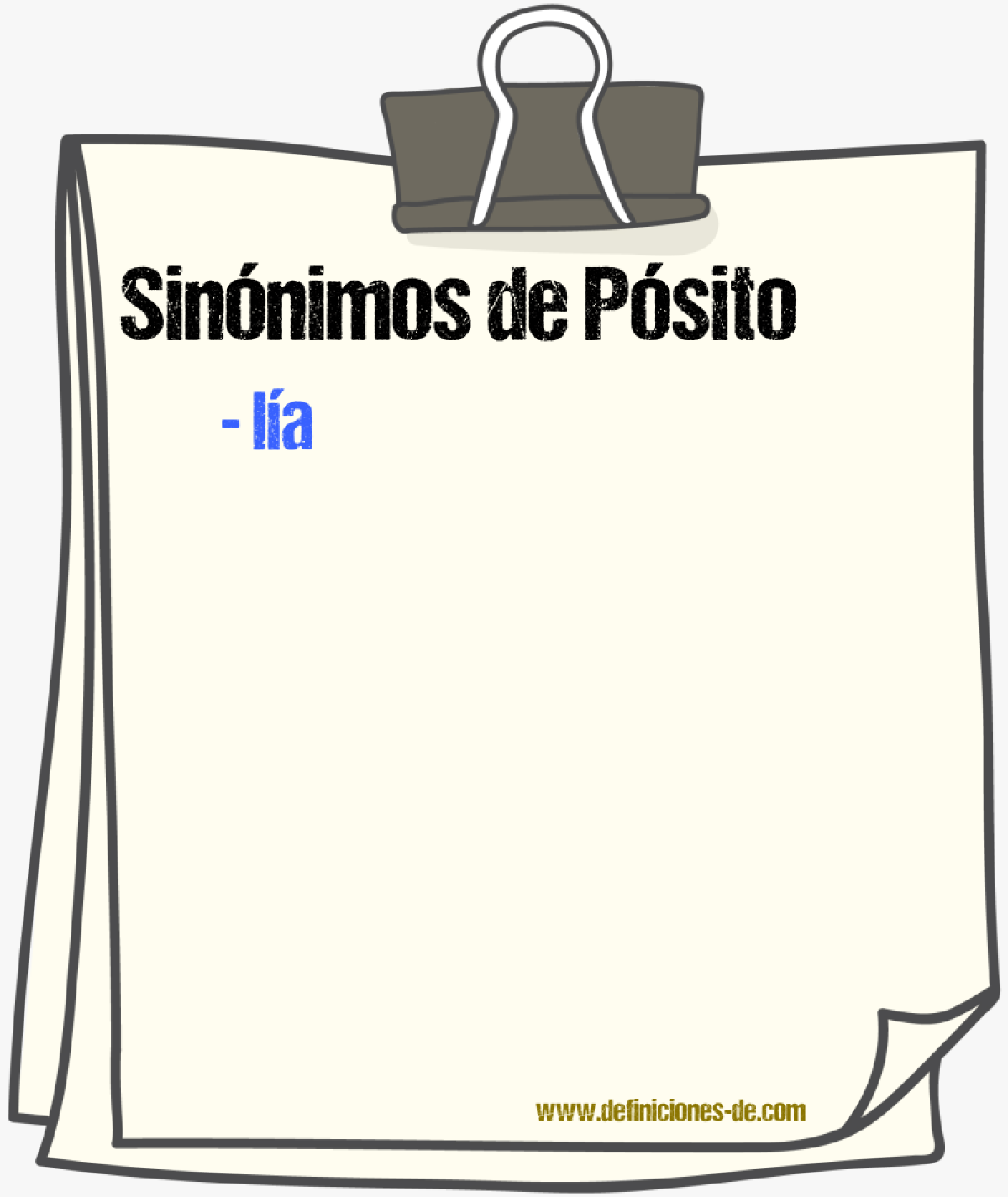 Sinnimos de psito