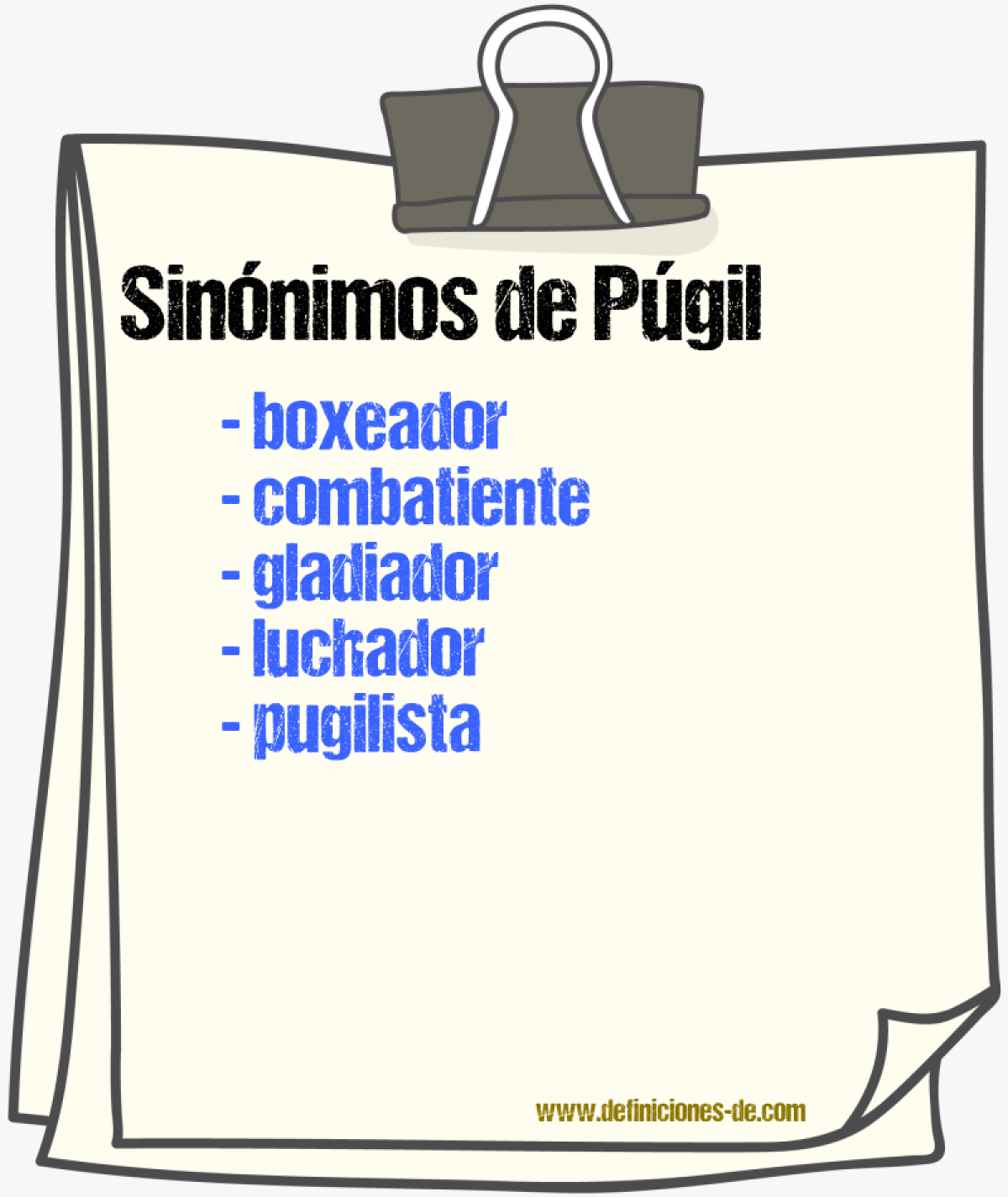 Sinnimos de pgil