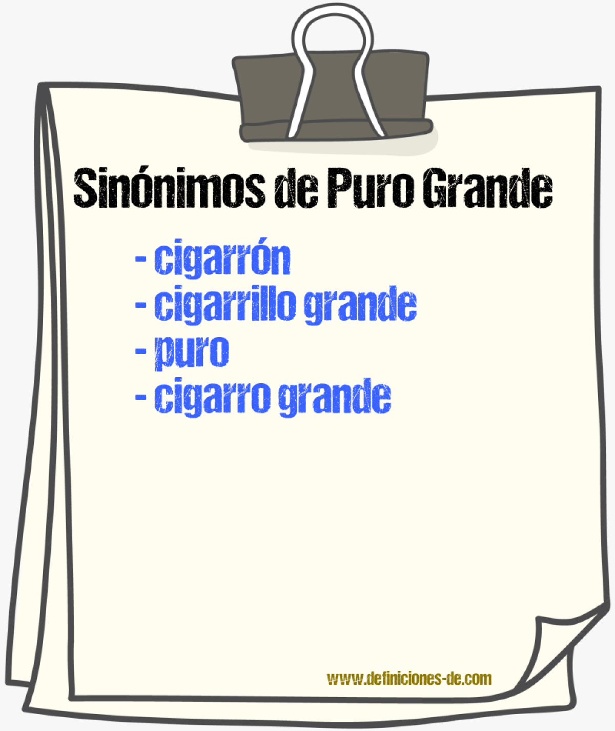 Sinónimos de puro grande