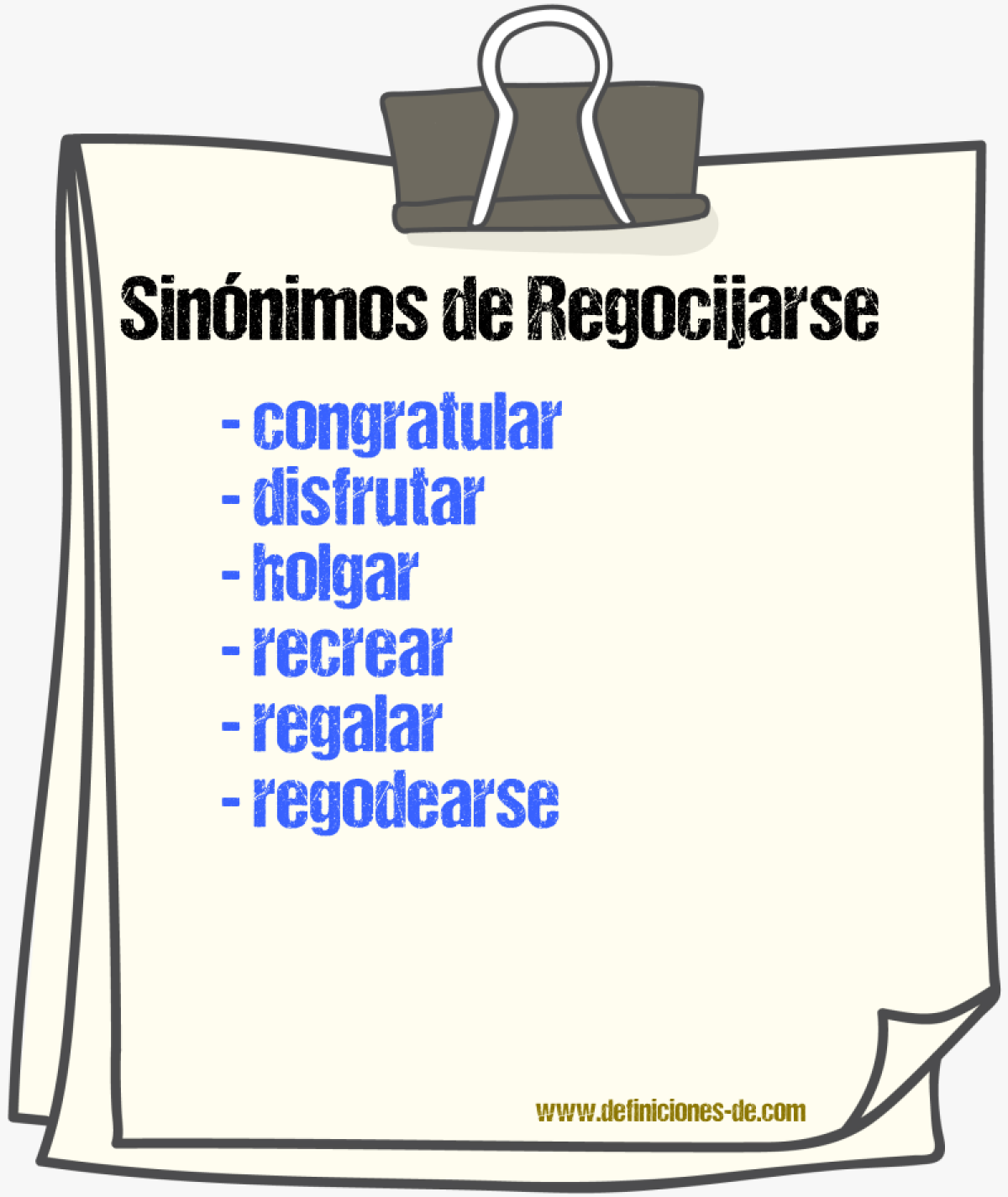 Sinnimos de regocijarse