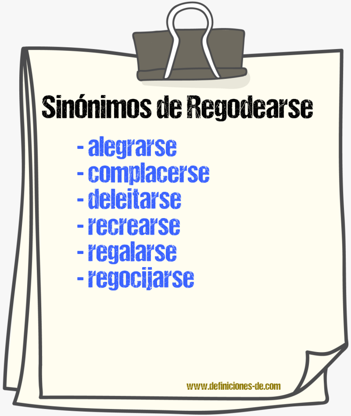 Sinnimos de regodearse