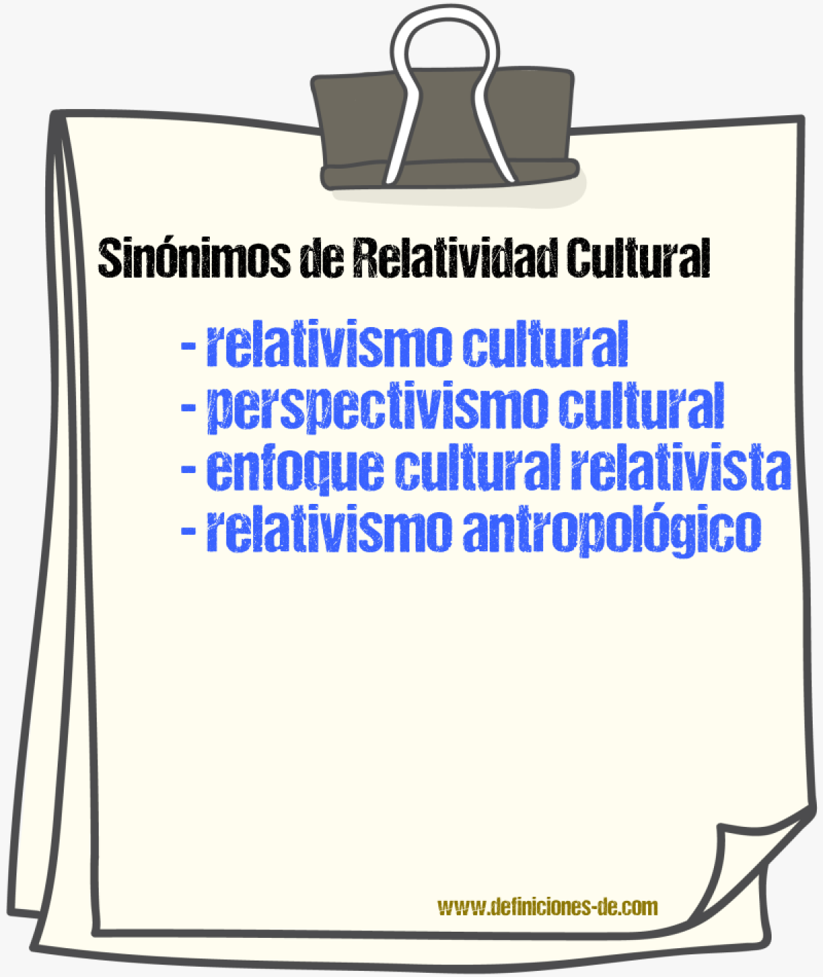 Sinónimos de relatividad cultural