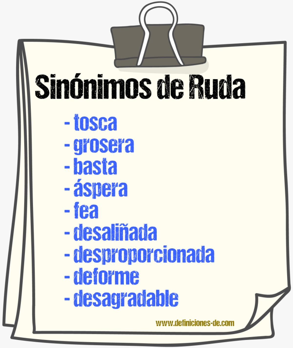 Sinónimos de ruda