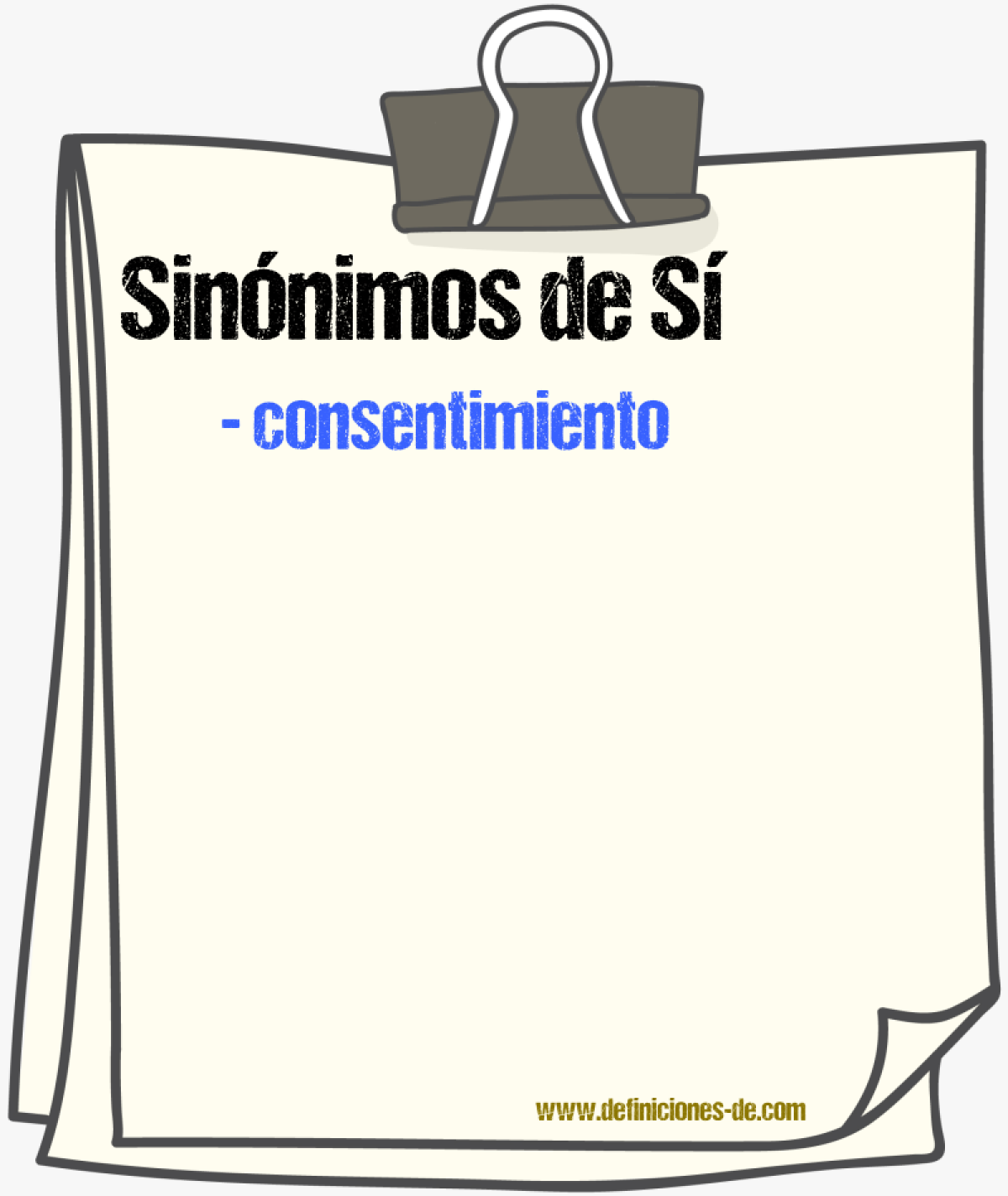 Sinnimos de s