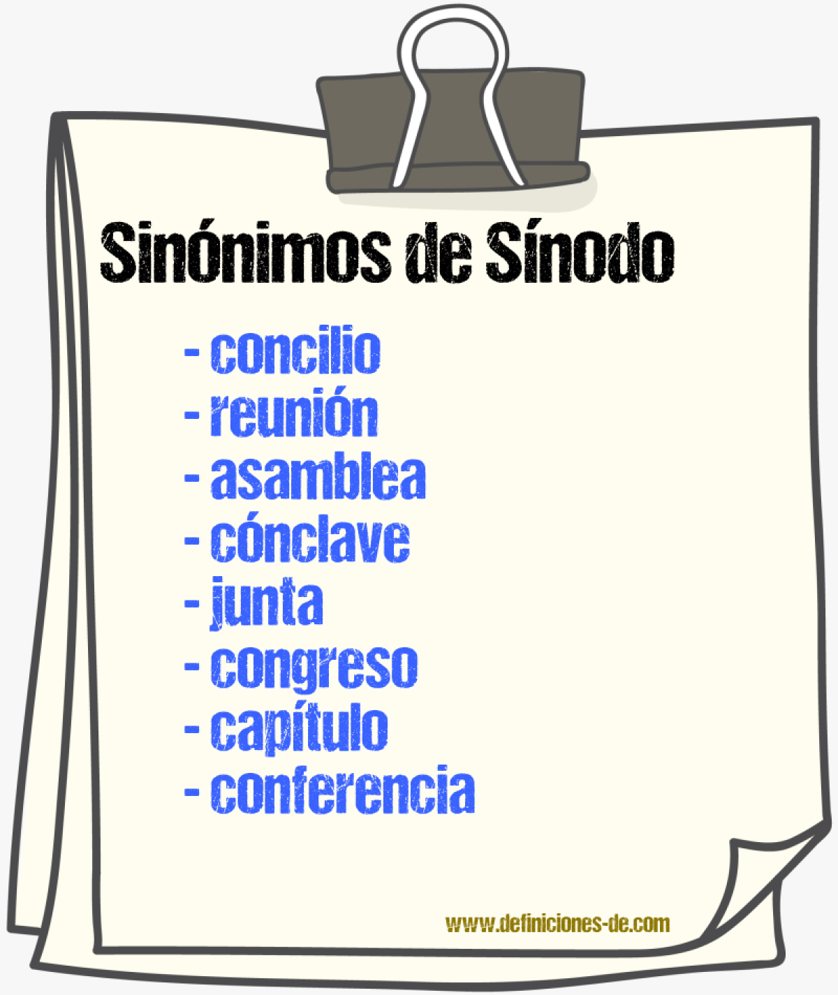 Sinnimos de snodo