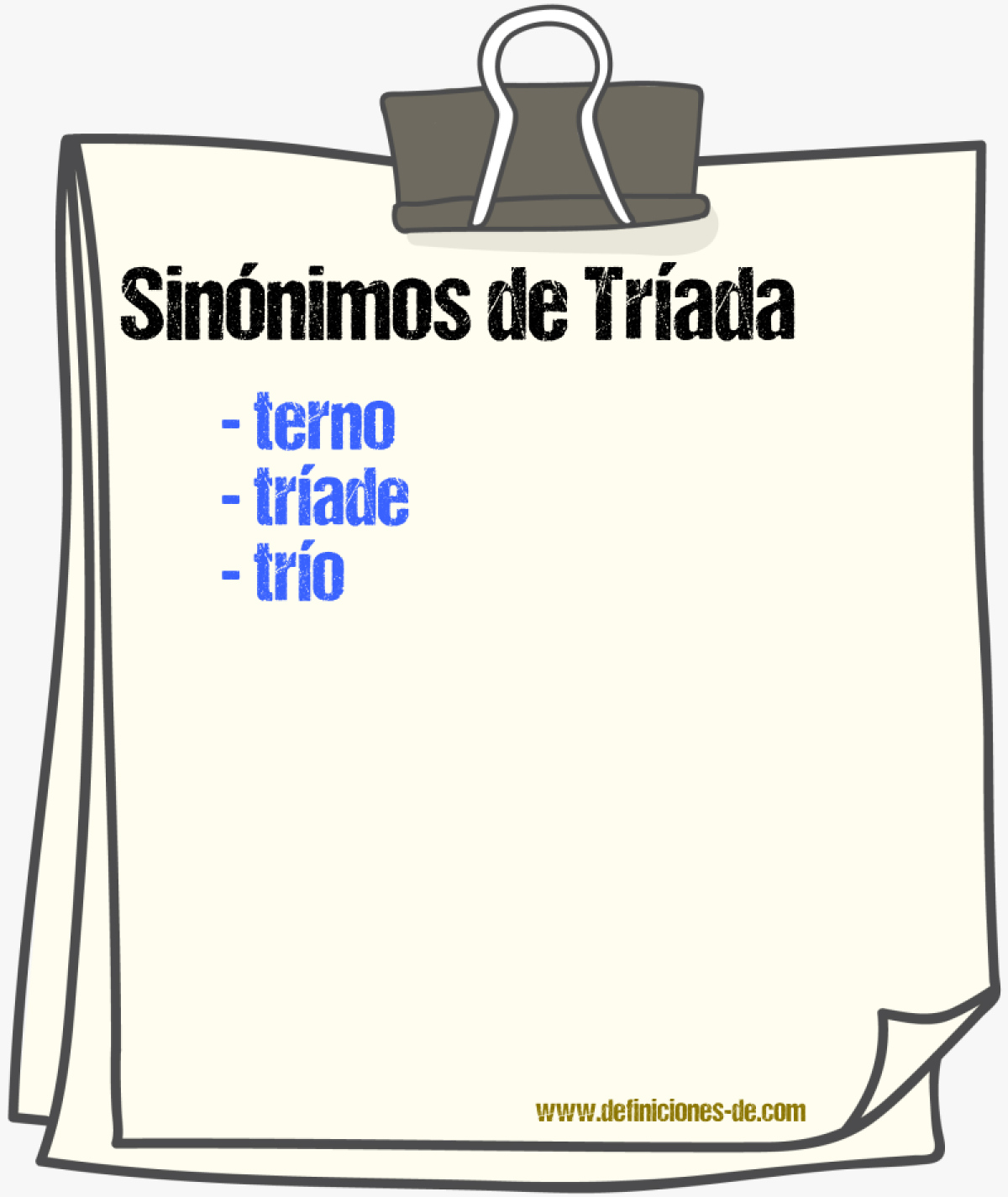 Sinnimos de trada