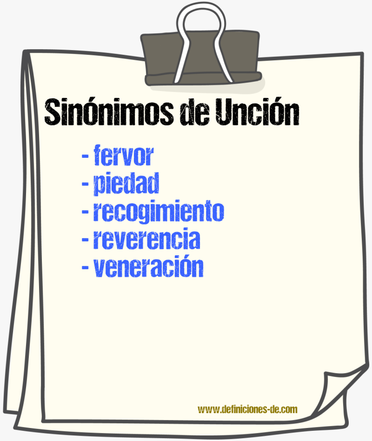 Sinnimos de uncin