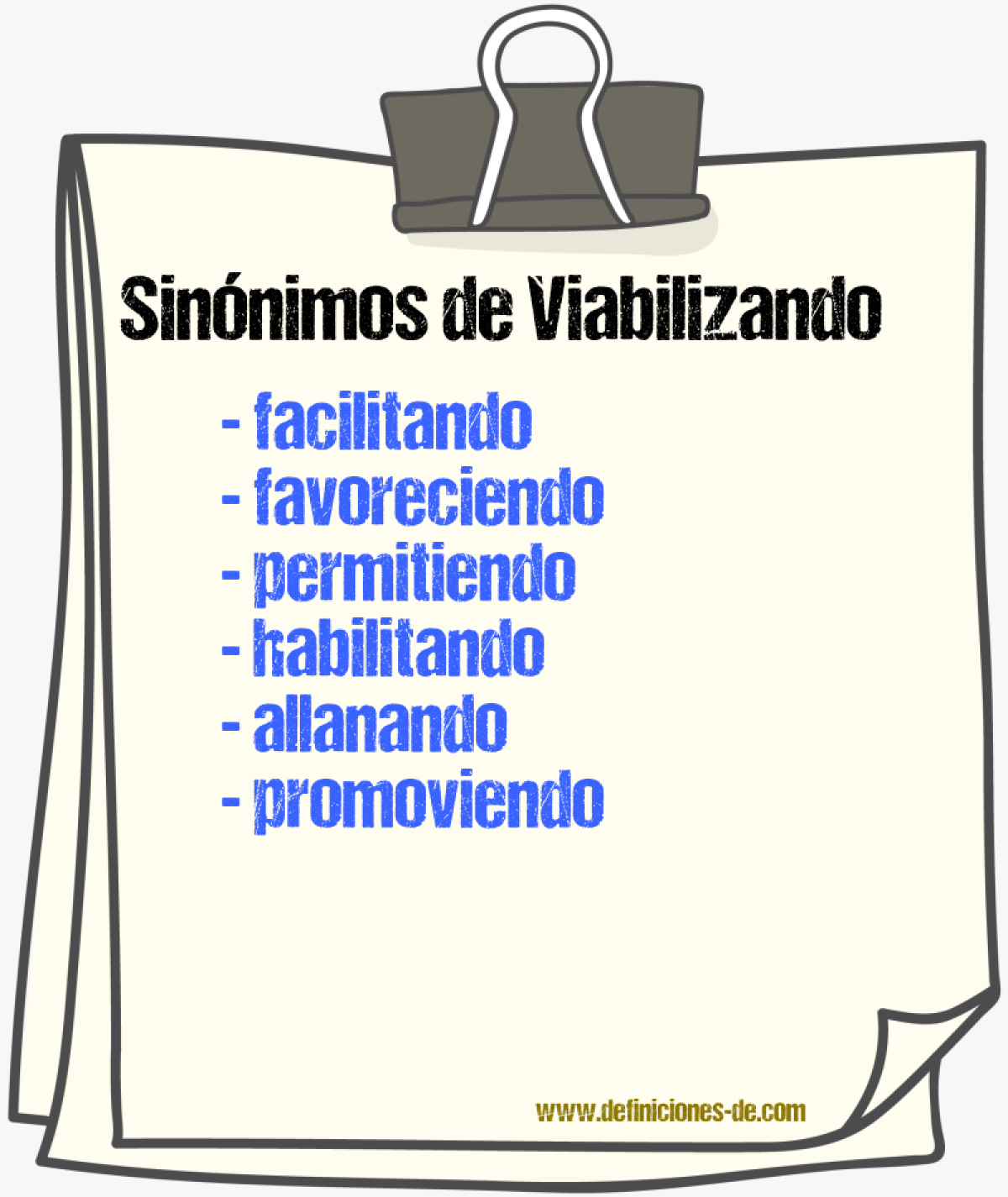 Sinónimos de viabilizando